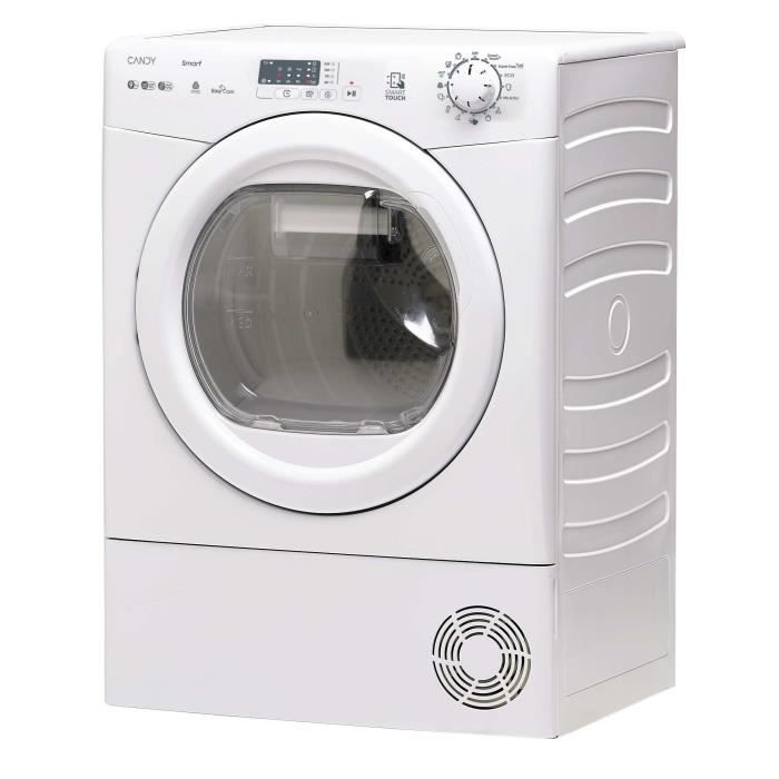 Asciugatrice a pompa di calore intelligente CANDY CS EH9N2LE-S - 9 kg - Cestello EasyCase - Classe energetica D - Bianca