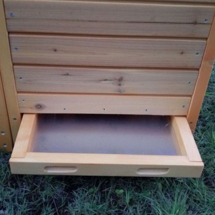 Pollaio per galline nane, grande, tetto in tegole, 1-2 galline, in legno