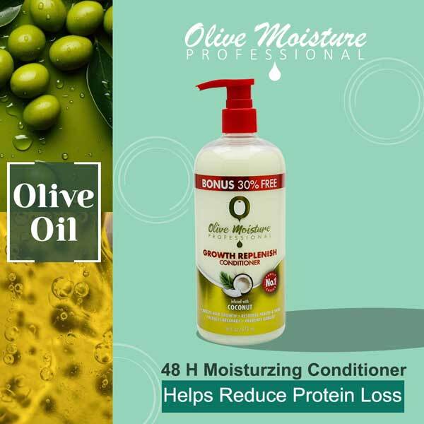 Profesionální kondicionér pro obnovu růstu vlasů Olive Moisture