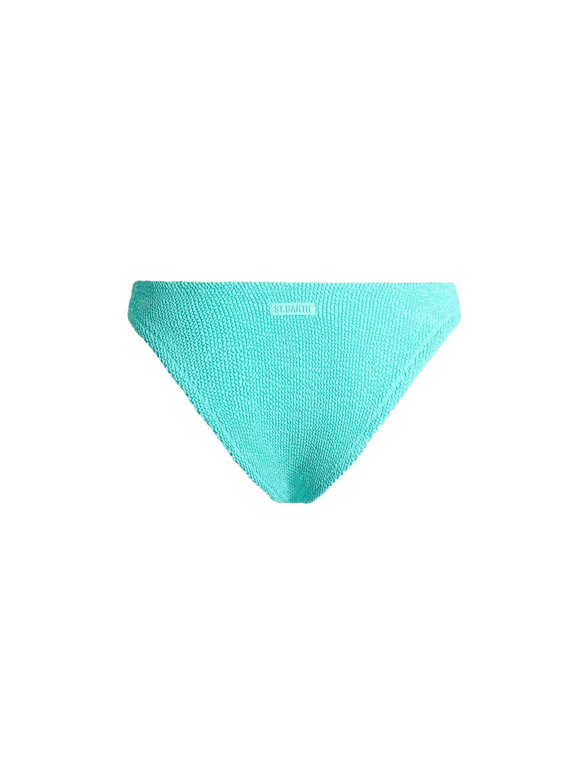 Elise Classic Crinkle zwembroekje voor dames in turquoise