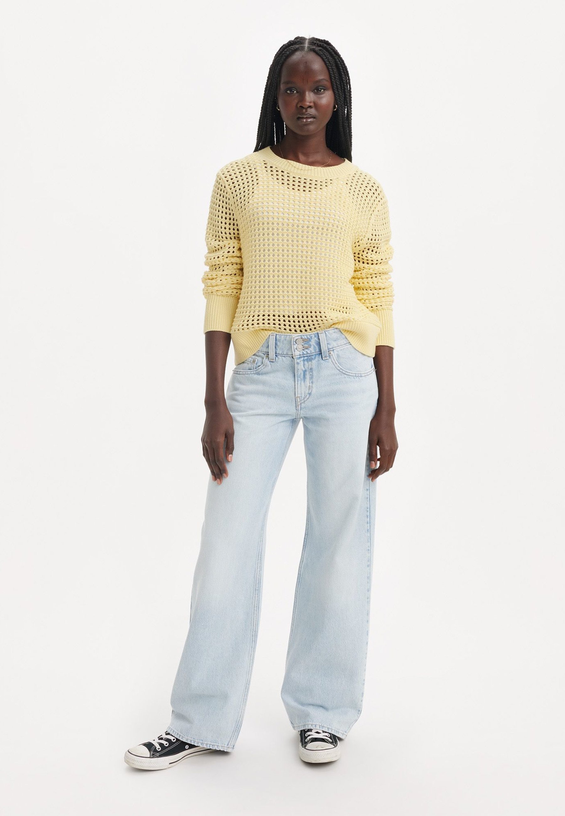 Levi's® SUPERLOW - Τζιν χαλαρής εφαρμογής - λειασμένη τέχνη