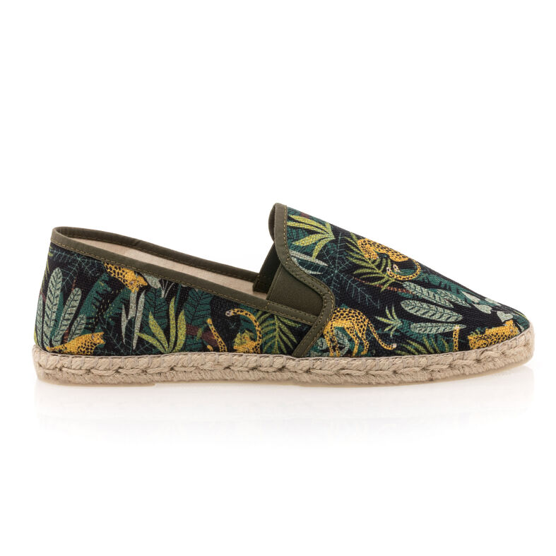 Svarta espadriller med repsulor för män