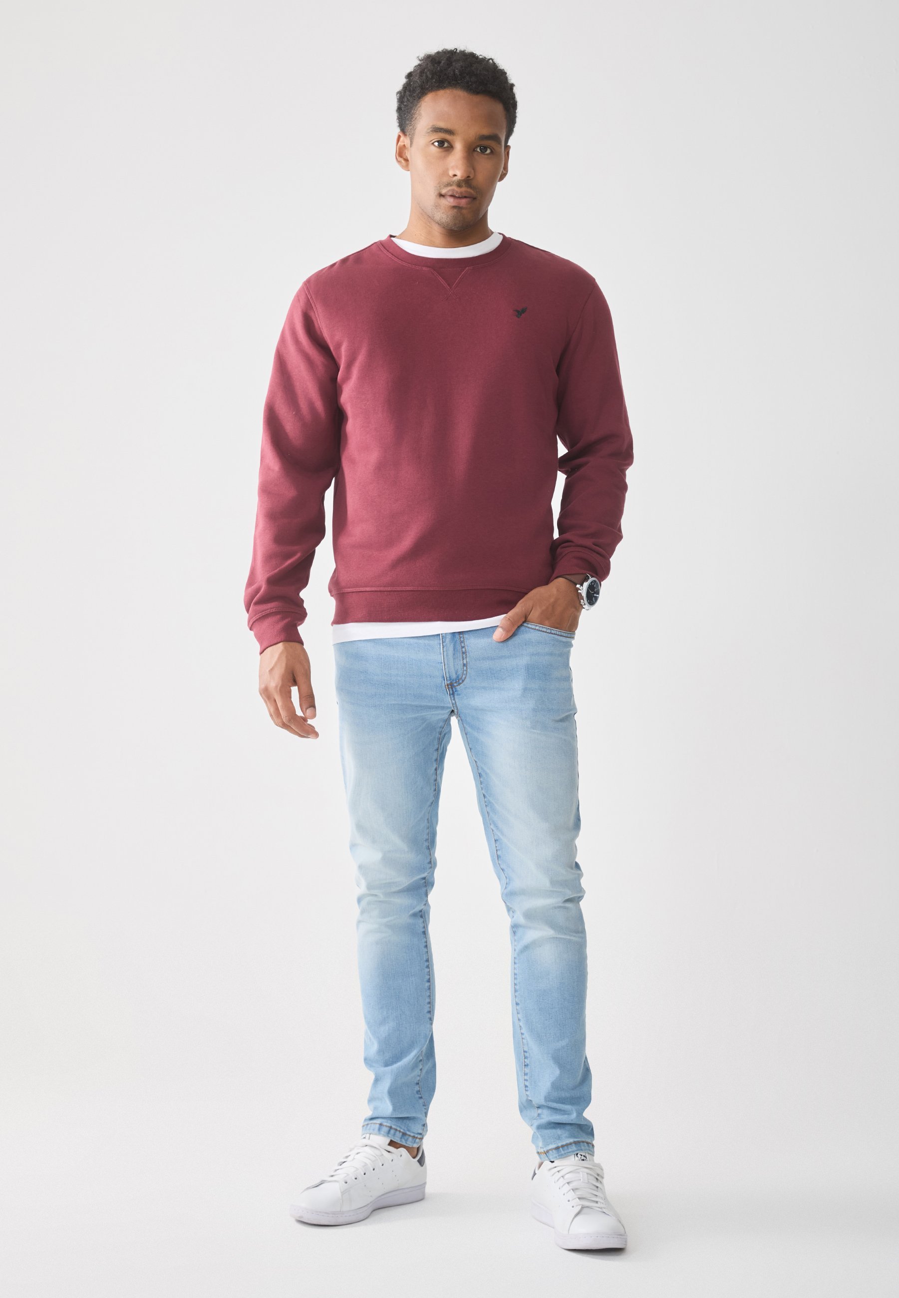 Sweat-shirt Pier One - bordeaux