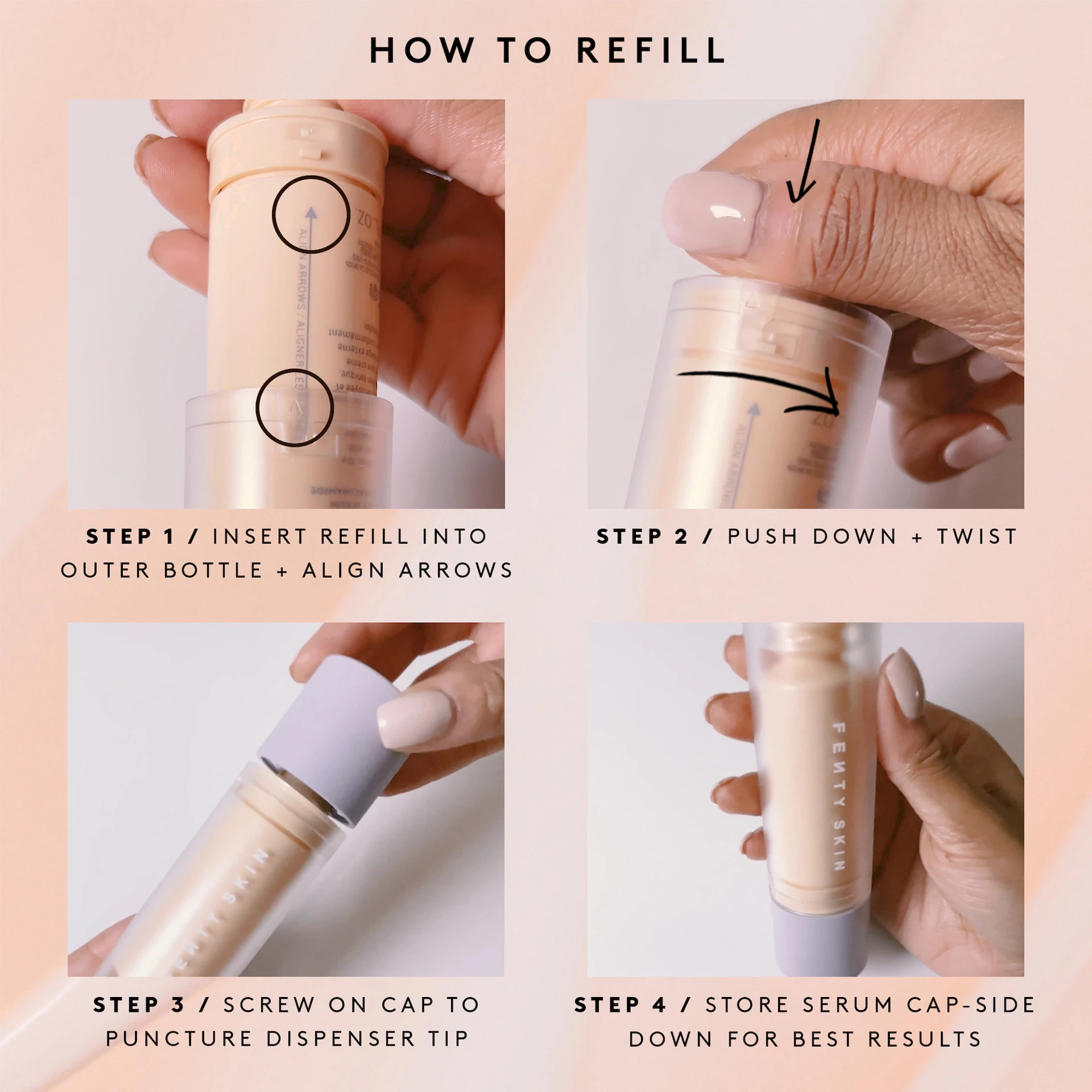 Watch Ya Tone 5% Niacinamid Sötét Folt Szérum Utántöltő 30 ml - Fenty Skin