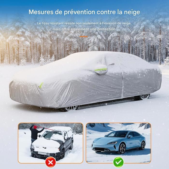 Telo copriauto, telo copriabitacolo Oxford impermeabile, resistente ai raggi UV, alla neve e alla polvere, 495x190x149 cm