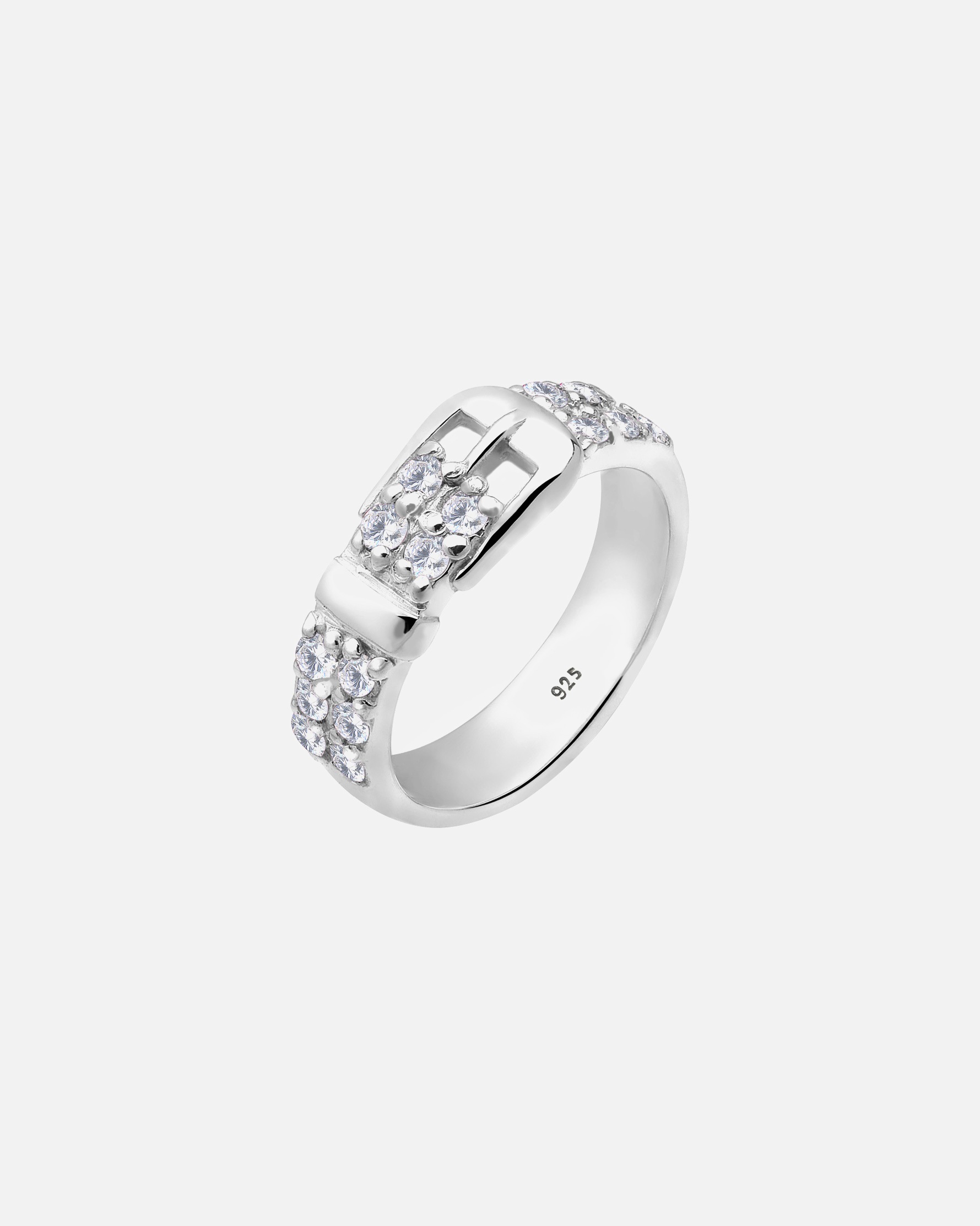 Elli Femme Motif de Ceinture Amusant avec des Cristaux de Zircone en Argent Sterling 925 Sterling