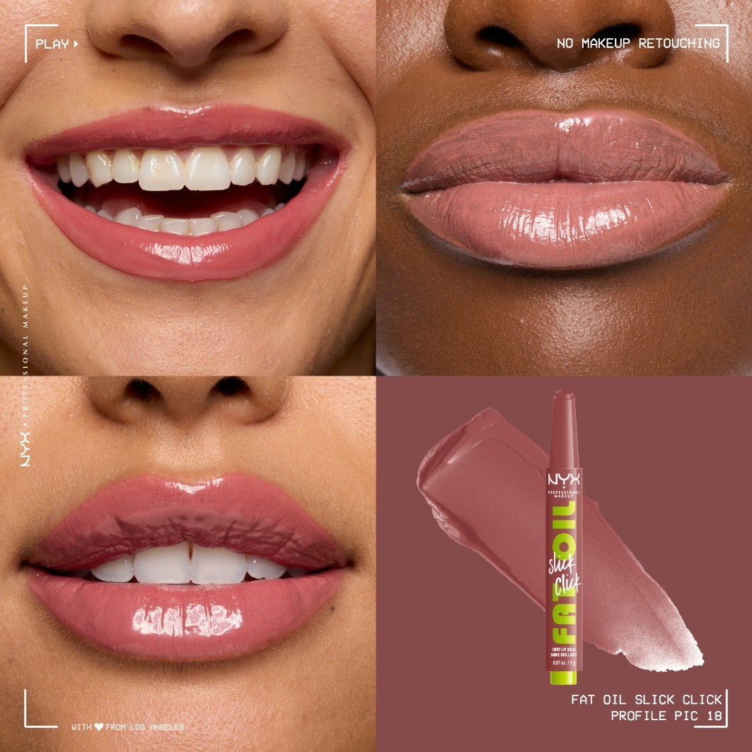 NYX Professional Makeup lūpų balzamas „Fat Oil Slick Click“ – 2 g.