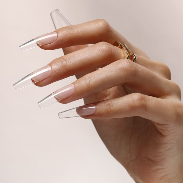 Kit de extensii pentru unghii cu gel moale Bluesky - Coffin