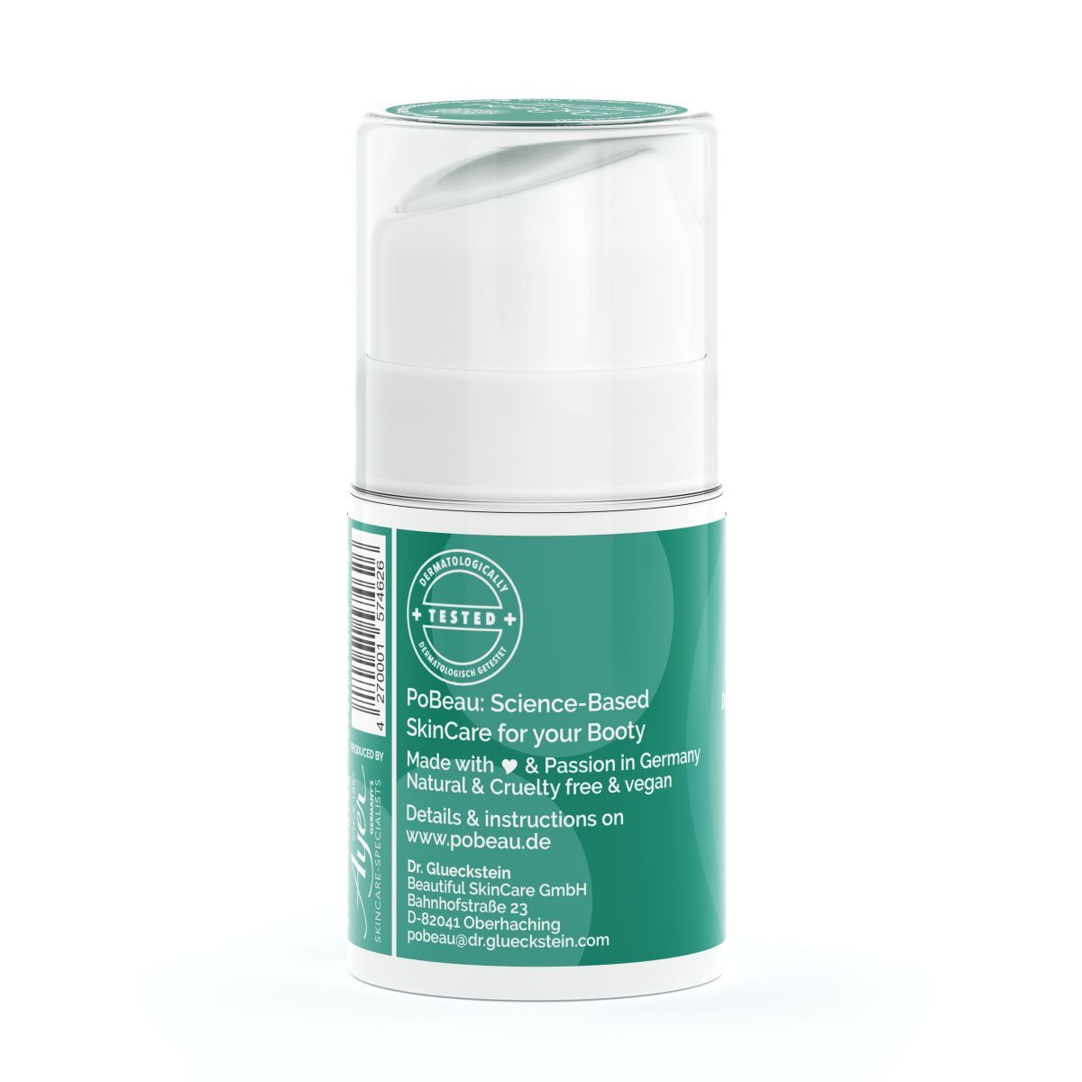 PoBeau gel za telo, gel za uravnoteženje nepravilnosti na zadnjici - 50 ml
