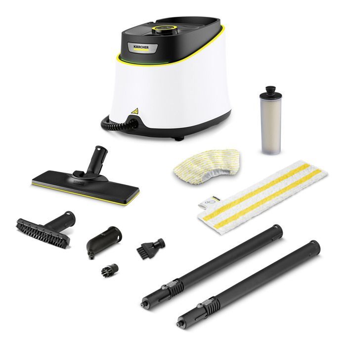Limpiadora a vapor Karcher SC 3 Deluxe Easyfix - Presión de 3,5 bares - Salida de vapor de 40 g/min - Calentamiento rápido - Kit para suelos Easyfix