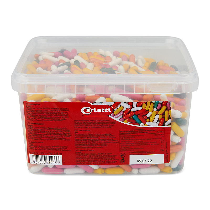 KnallGodt Regaliz en barra 2,5 kg