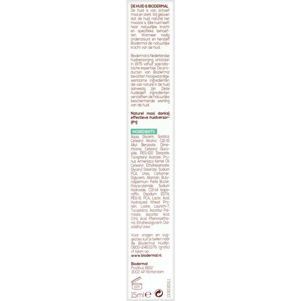 Biodermal øjencreme til alle hudtyper<br>15ml - Alle hudtyper