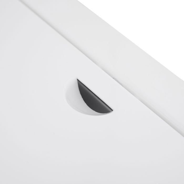 Escotilla de inspección de 50x50 cm - Metálica, para inspección, montaje horizontal y vertical - Blanca, botón a presión, ADGO