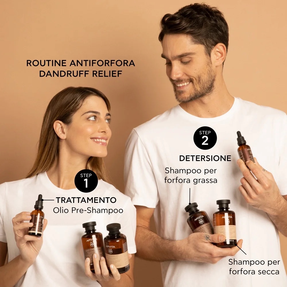 APIVITA Apivita Oil Pré-shampoo Bálsamo Anticaspa 4 Óleos Essenciais 50 ml/19 Alívio da Caspa