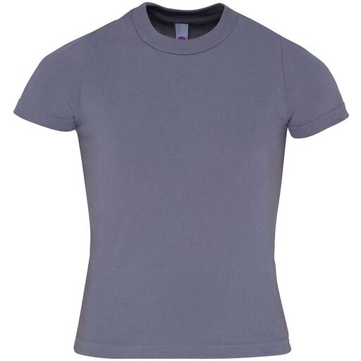 Camiseta Basic De Manga Corta American Apparel