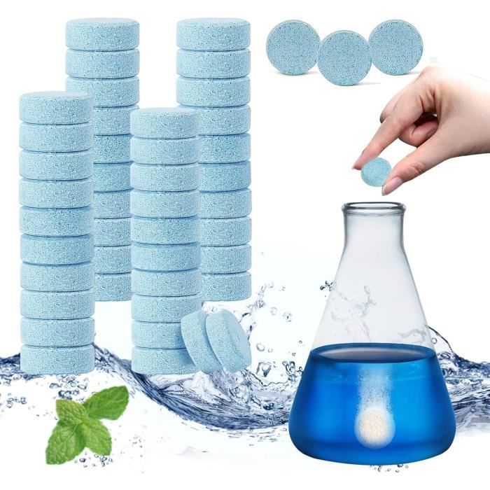 Pack of 100 Windshield Washer Fluid Tablets, Concentrated Windshield Washer Fluid Tablets, 400L Car Windshield Washer Fluid