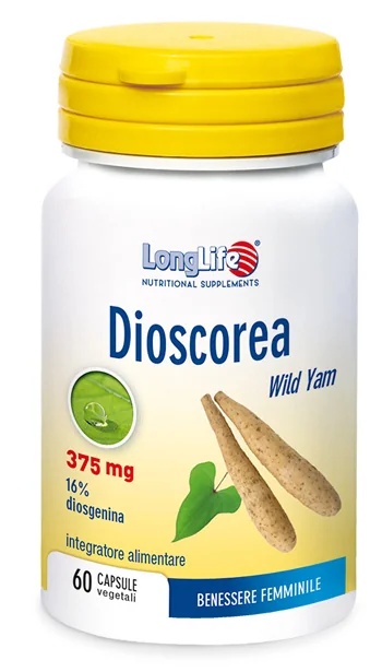 Long Life voedingssupplement LongLife Dioscorea 300 mg 60 capsules Voor het welzijn van vrouwen