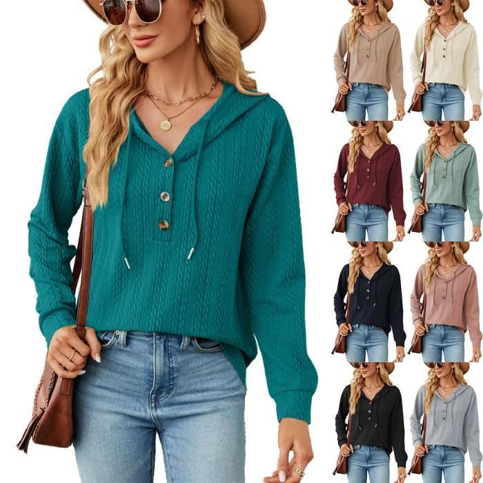 Sweat à Capuche Femme INSFITY - Bordeaux - Manches Longues - Automne/Printemps