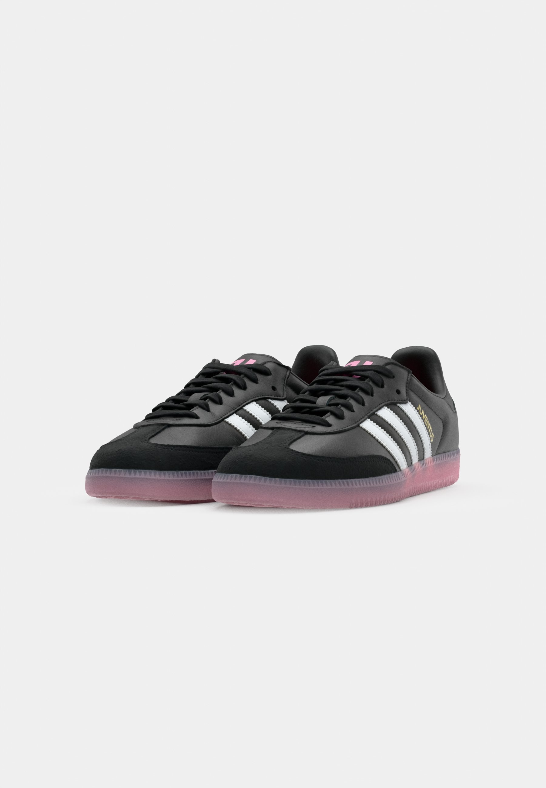 adidas Originals SAMBA LICENSED UNISEX - Kopačke za dvoranski nogomet - core black/footwear white/bliss pink