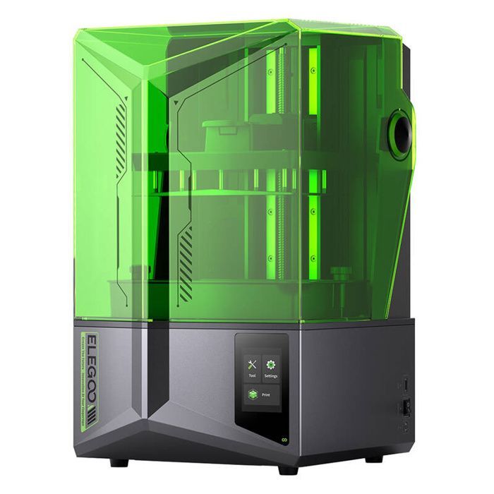 3D Printer - ELEGOO - Saturn 4 - 4K Monochrome LCD - Photopolymer Resin - 50 mm/h