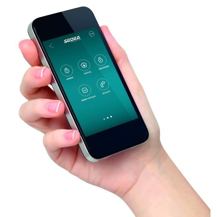 Paquete de alarma inalámbrica elegante para el hogar SEDEA 50