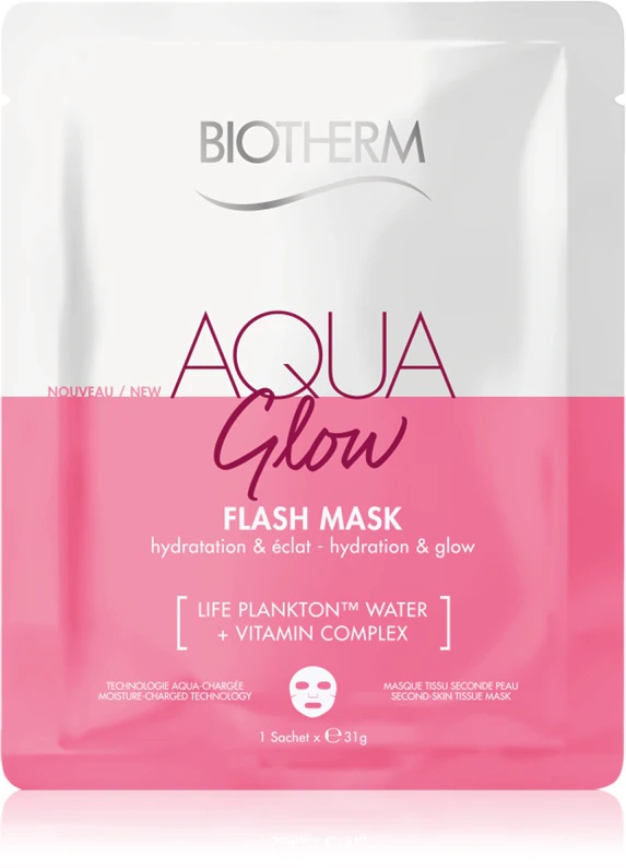 Biotherm Aqua Glow Flash Mask maska v platnu