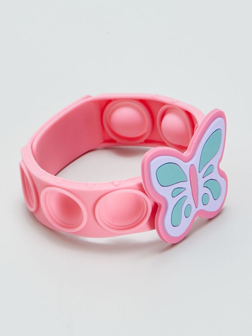 Bransoletka Pop-It Bow Tie - RÓŻOWA