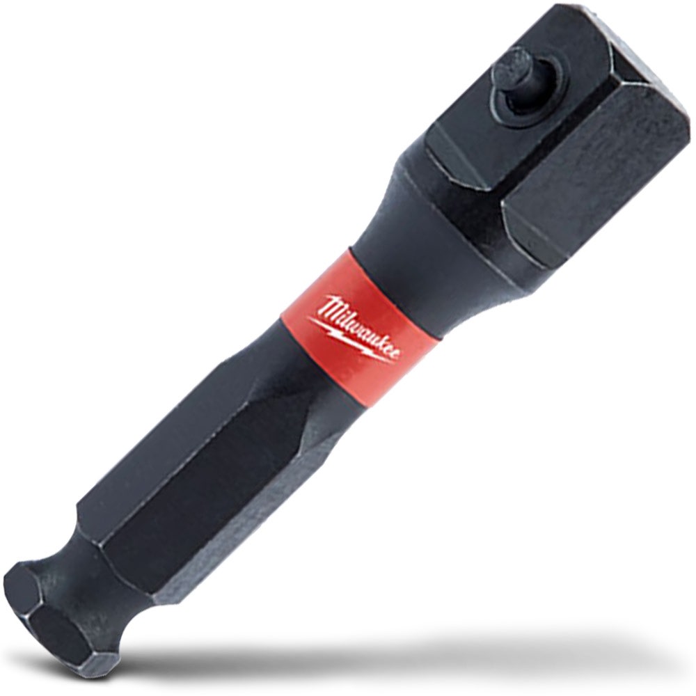 Adaptor bit cheie hexagonală MILWAUKEE 7/16 la cheie tubulară 1/2 - SHOCKWAVE 48325100