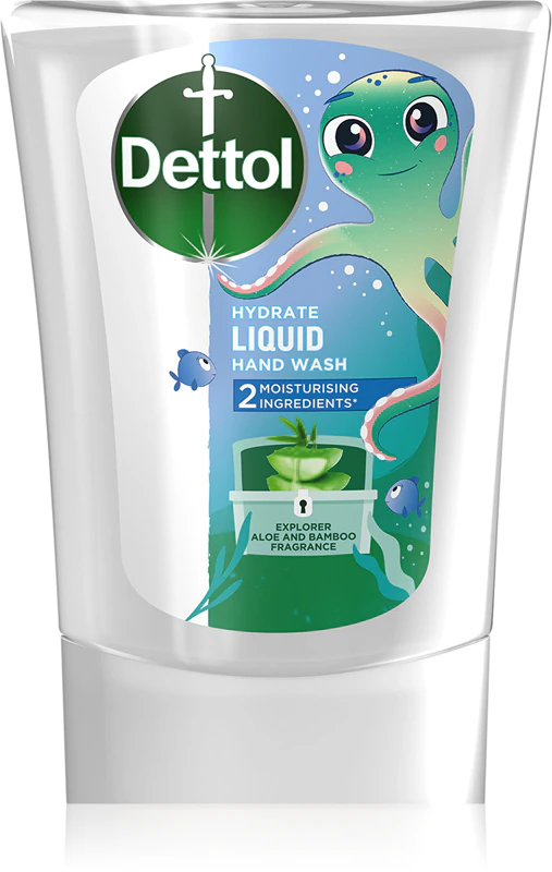 Dettol Soft on Skin Kids Explorer Power berührungsloser Seifenspender Nachfüllpackung