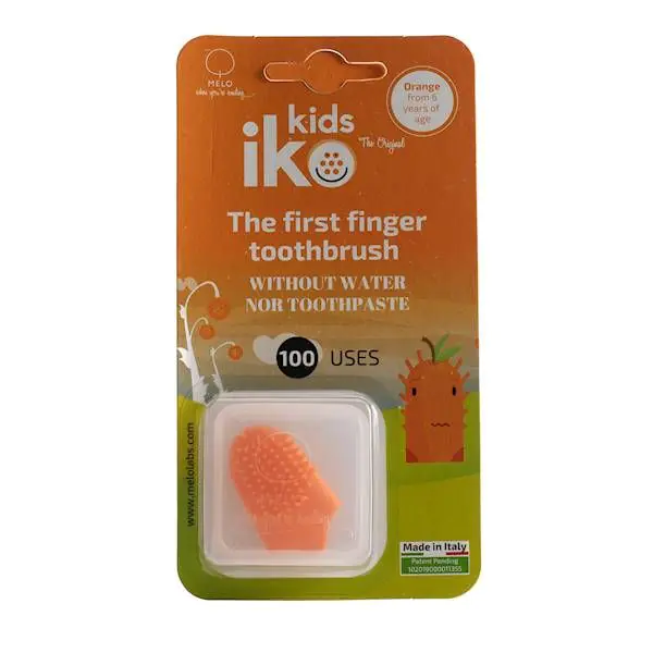 Iko Kids Natural Szczoteczka Na Palec Pomarańczowa uka
