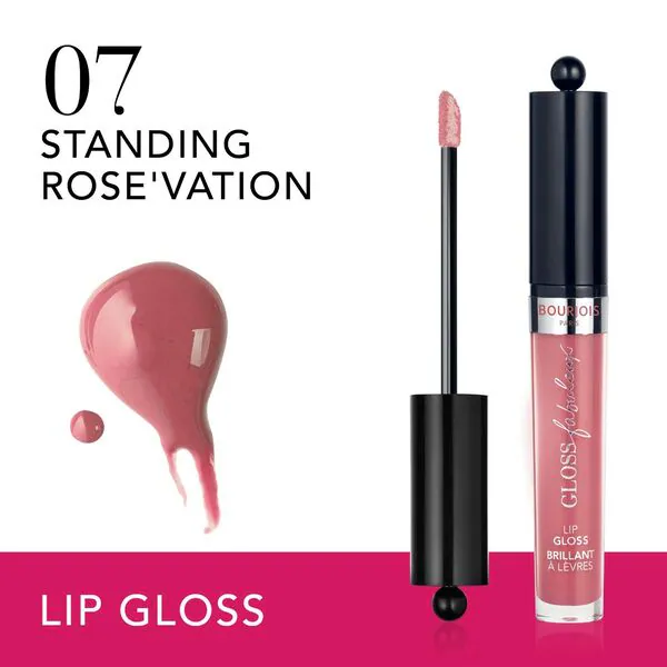 Bourjois Rouge Fabuleux Brillo 07 Standing Rose'vation