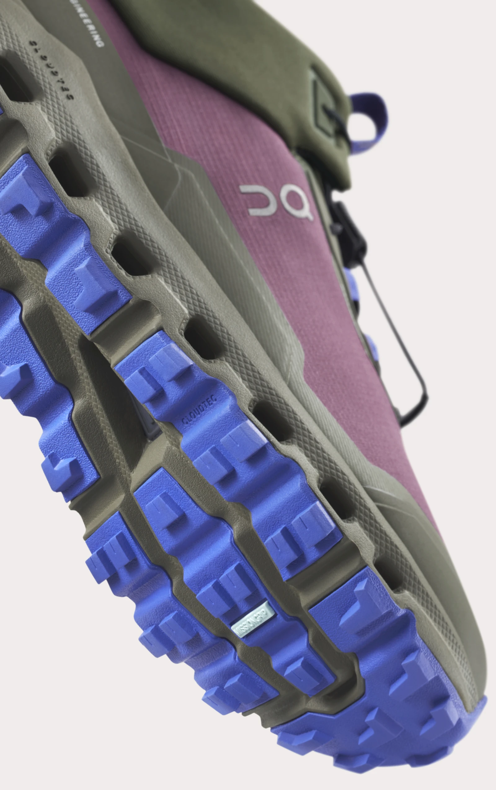On Cloudhero Mid Youth Waterproof Glacier | Iron