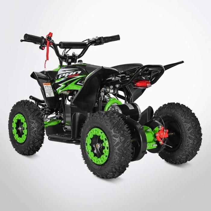 Quad de bolsillo TIRAX de 800 W - Mini quad eléctrico de 800 W para niños - Verde