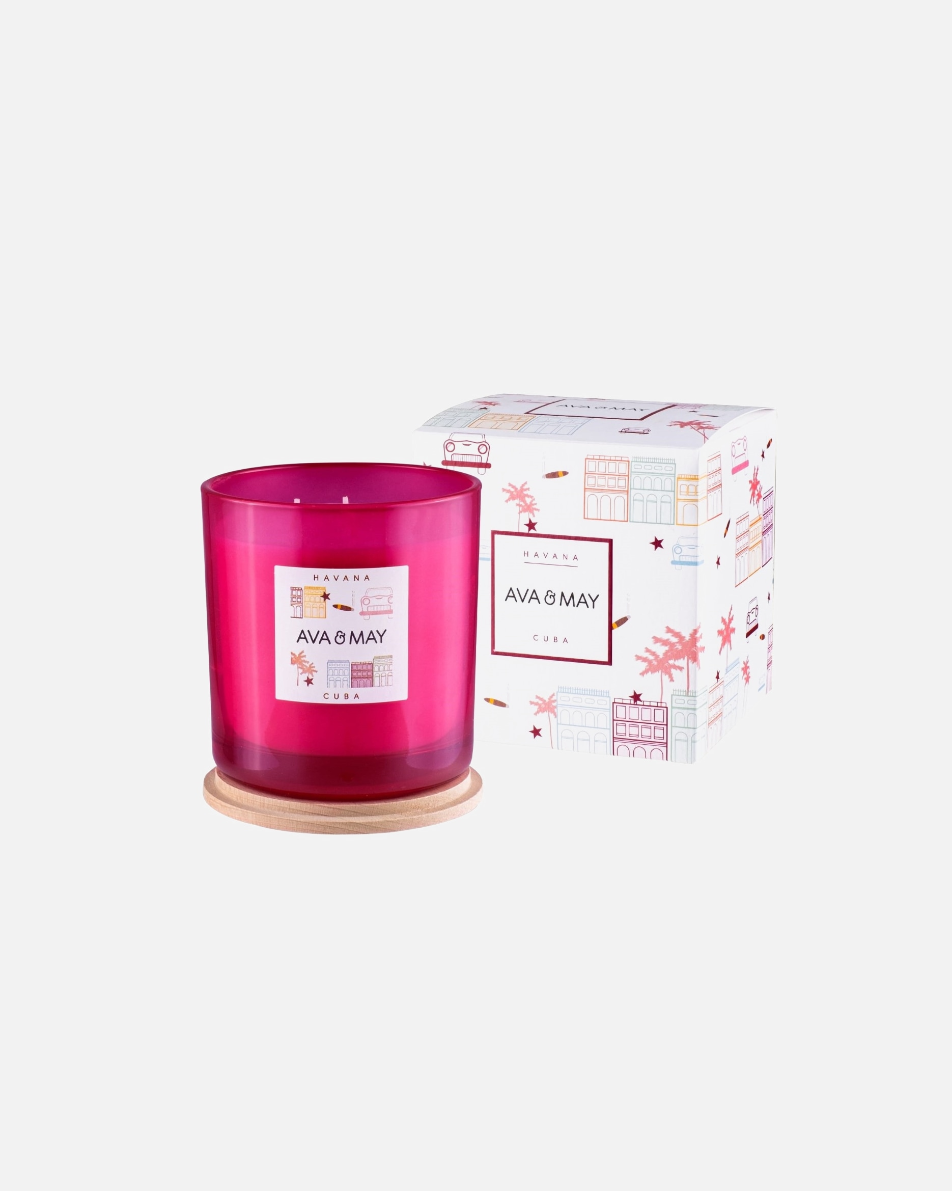 AVA & MAY Maxi Bougie Parfumée Havane
