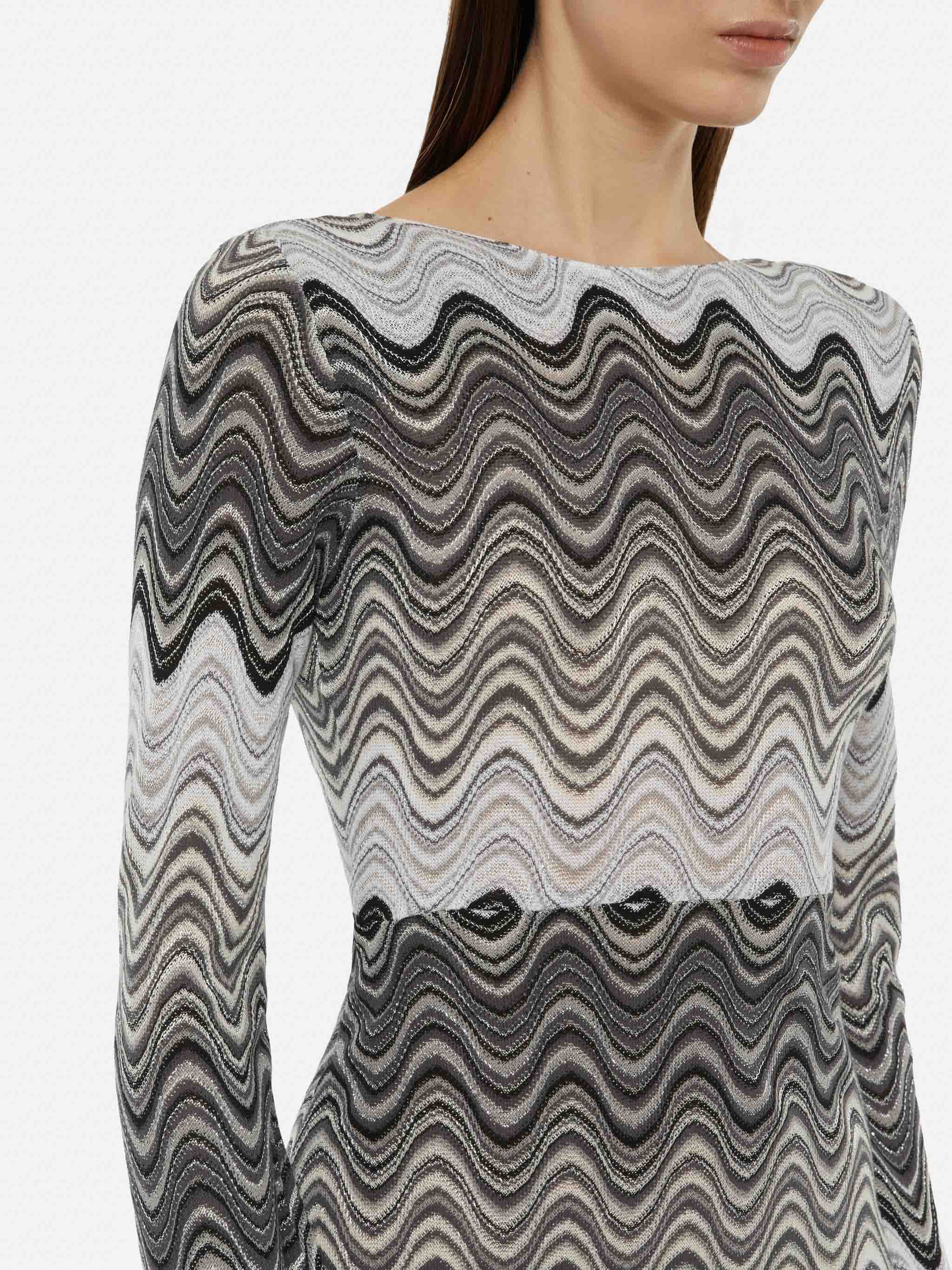 Abito maxi in maglia raschel Venere