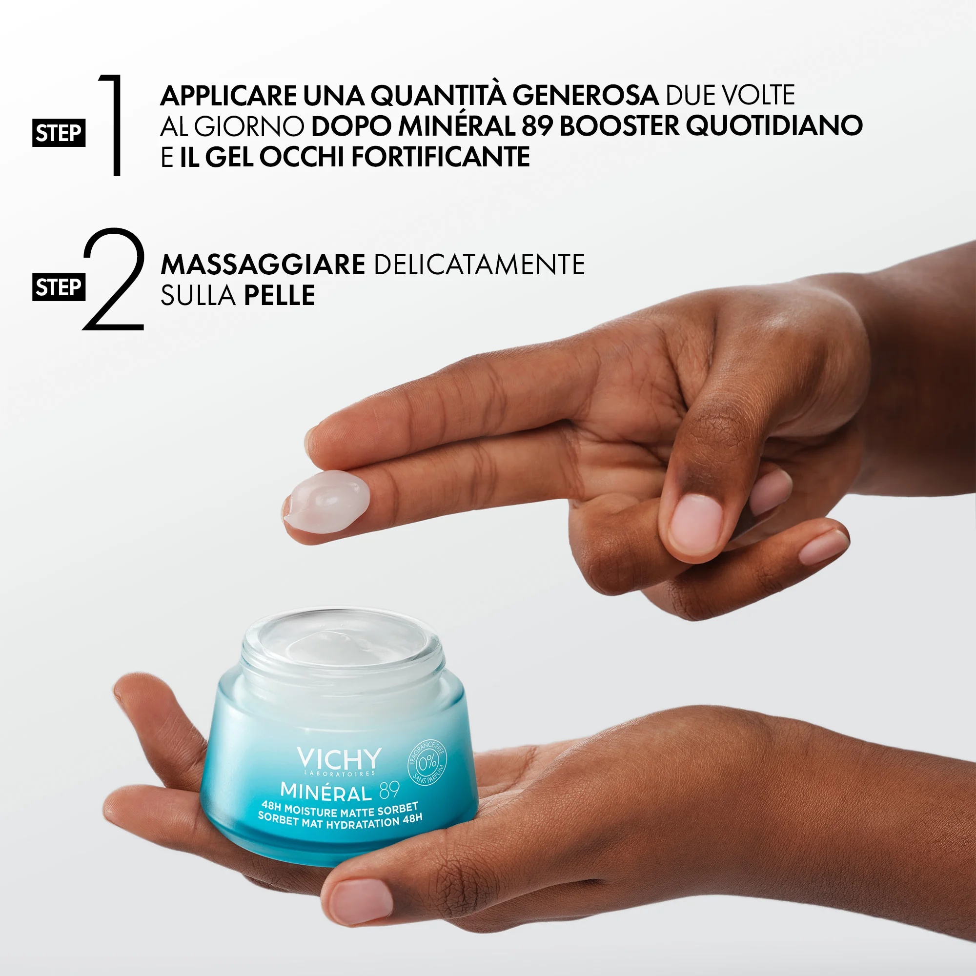 VICHY Vichy Mineral 89 crème voor de vette huid 50 ml hydraterend