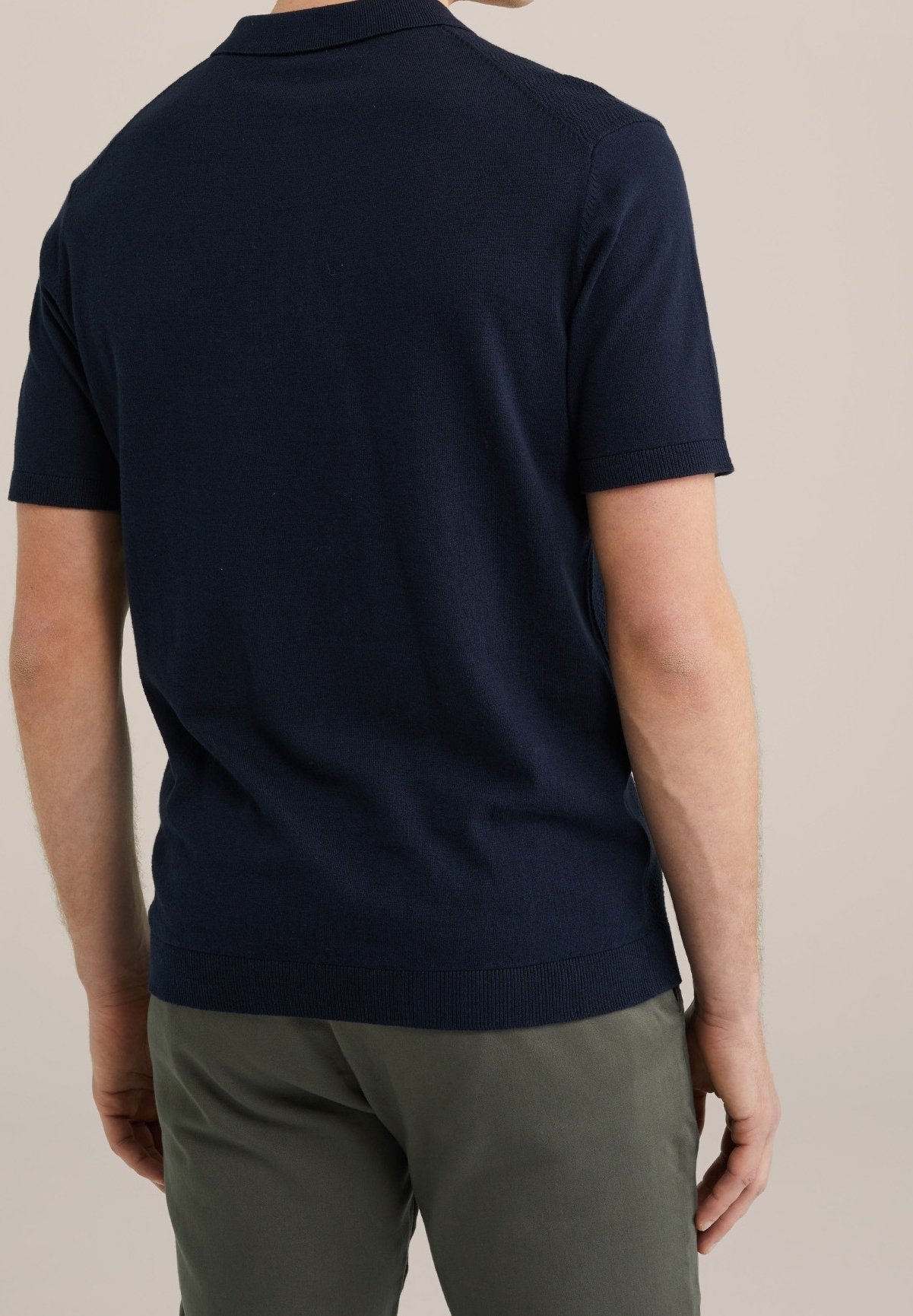 Polo WE Fashion - bleu foncé chiné