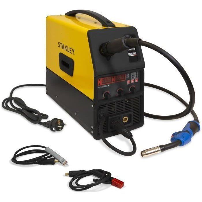 STANLEY VIP 200A Multi Process 4-in-1 Inverter Welder - MMA, MIG GAS, MIG NO GAS, TIG - 10A to 200A