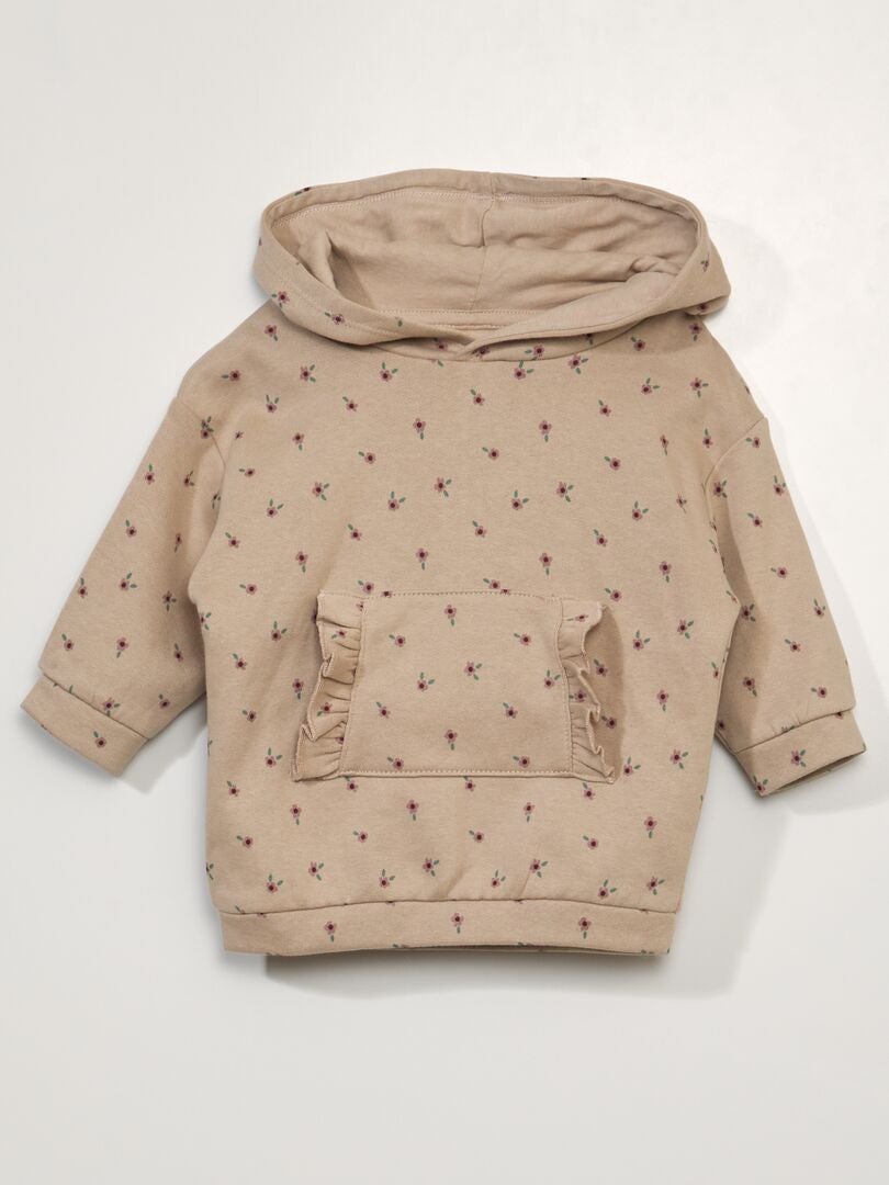 Hoodiejurk - BEIGE