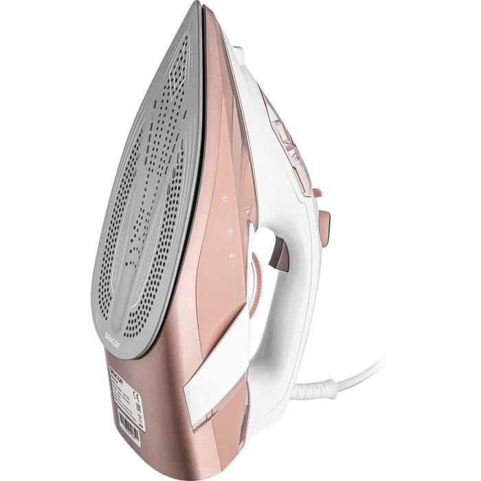 Ferro a vapor - SENCOR - SSI 8300RS - 3200 W - 350 ml - 45 g/min - Branco/Rosa
