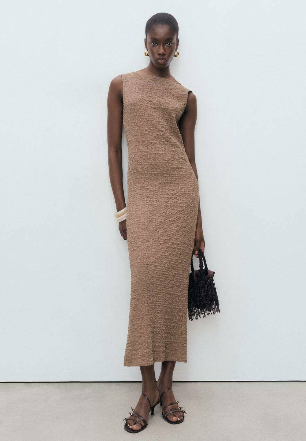 Abito Mango Shift - beige
