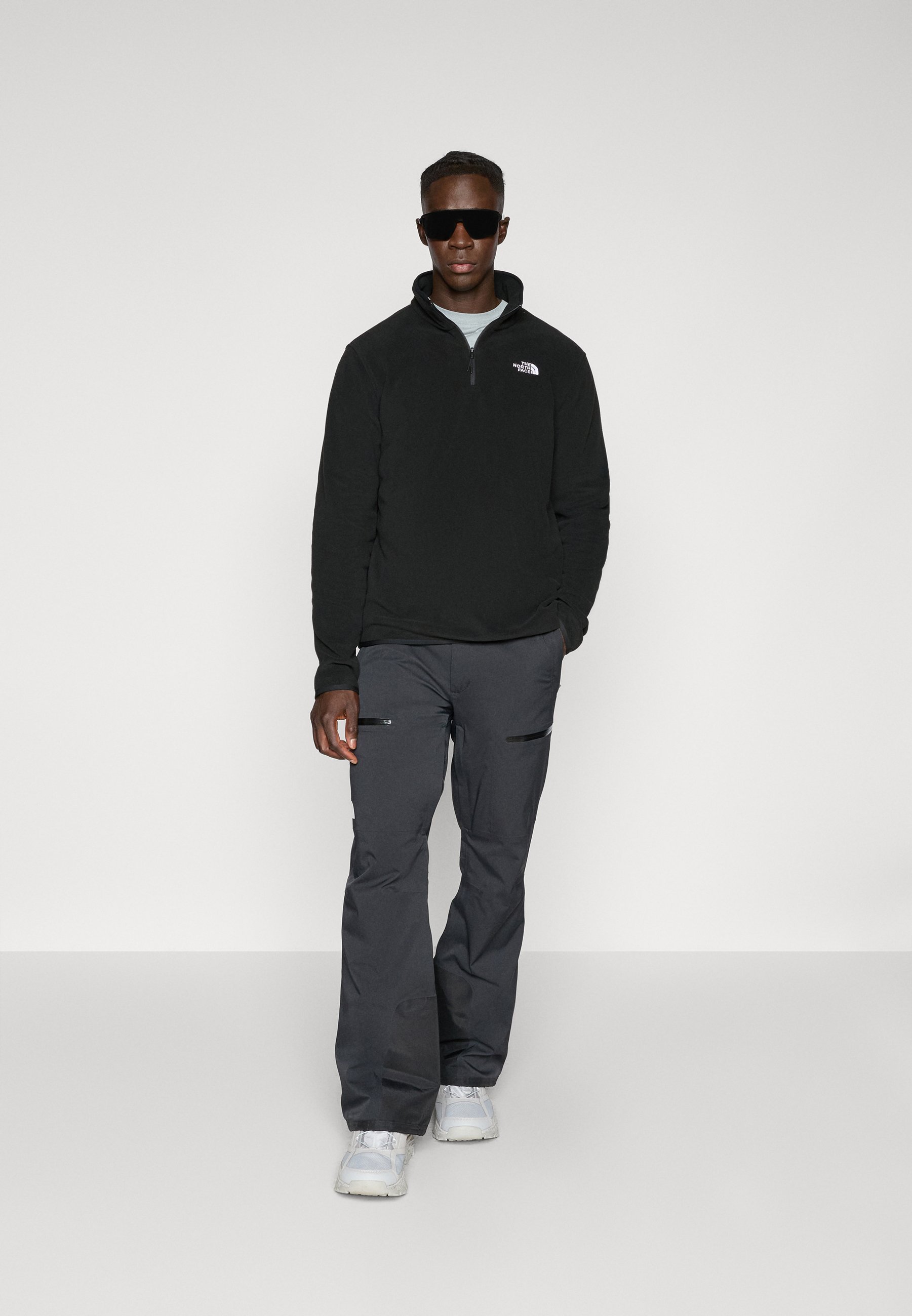 The North Face M GLACIER FLEECE 1/4 ZIP JACKET - Fleece trui - zwart