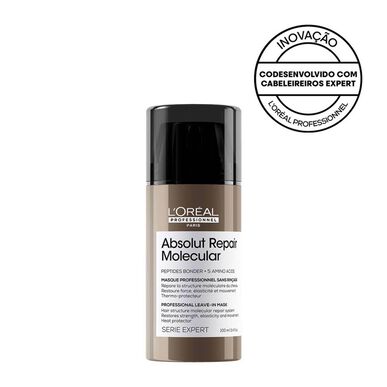 L'Oréal Professionnel Serie Expert Absolut Repair Molecular Masque bezoplachová regenerační maska pro poškozené vlasy 100 ml