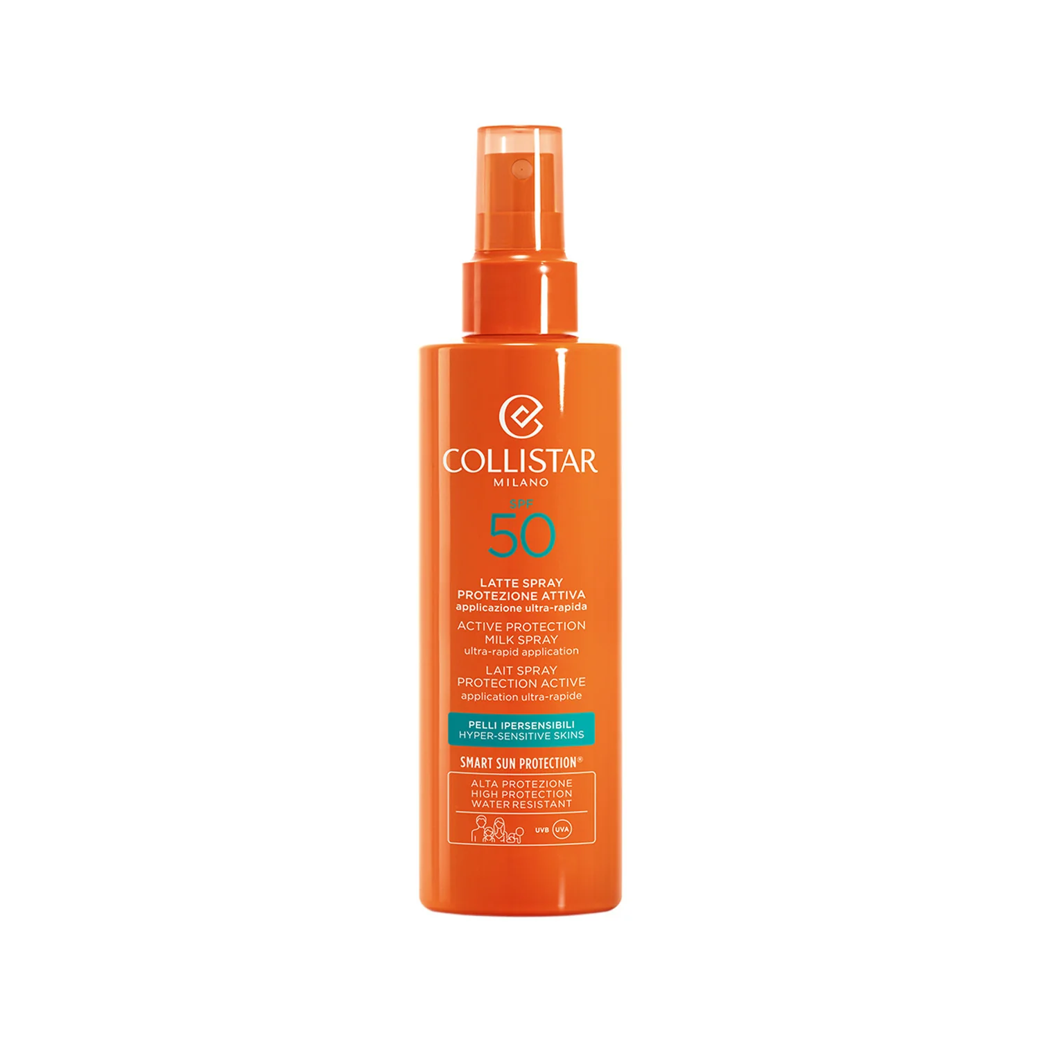 Abbronzatura Latte Spray Protezione Attiva SPF50 - Latte solare corpo alta prot.