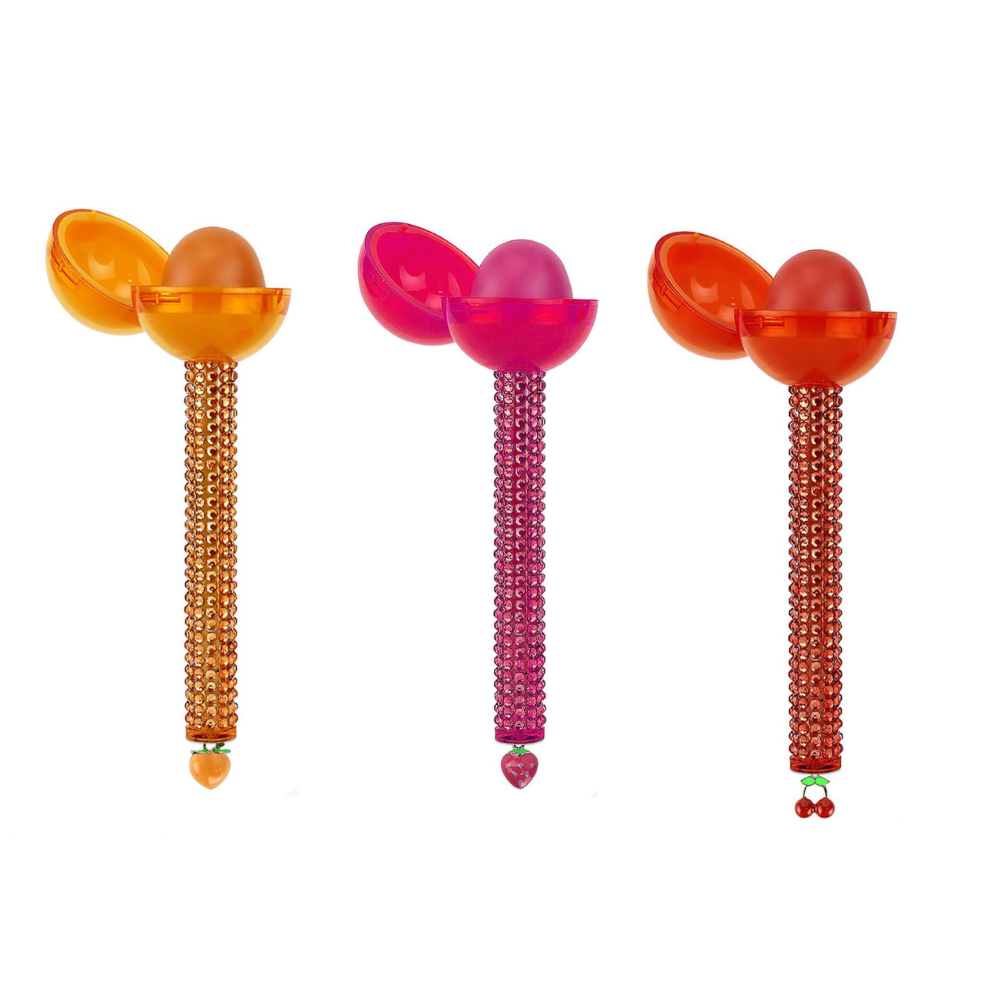 Glansiga pops blandade frukter