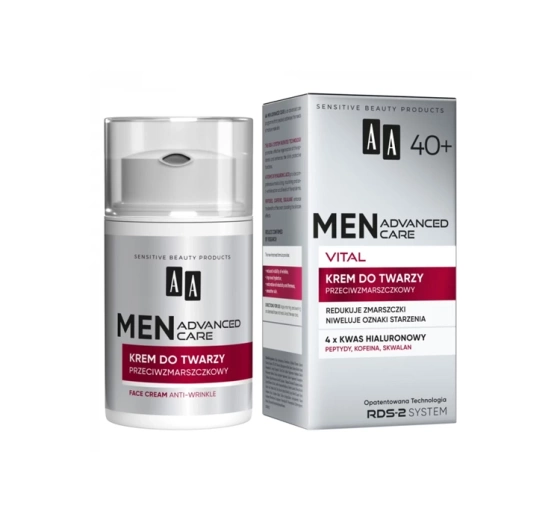 AA Men Advanced Care Vital 40  krem do twarzy 50 ml