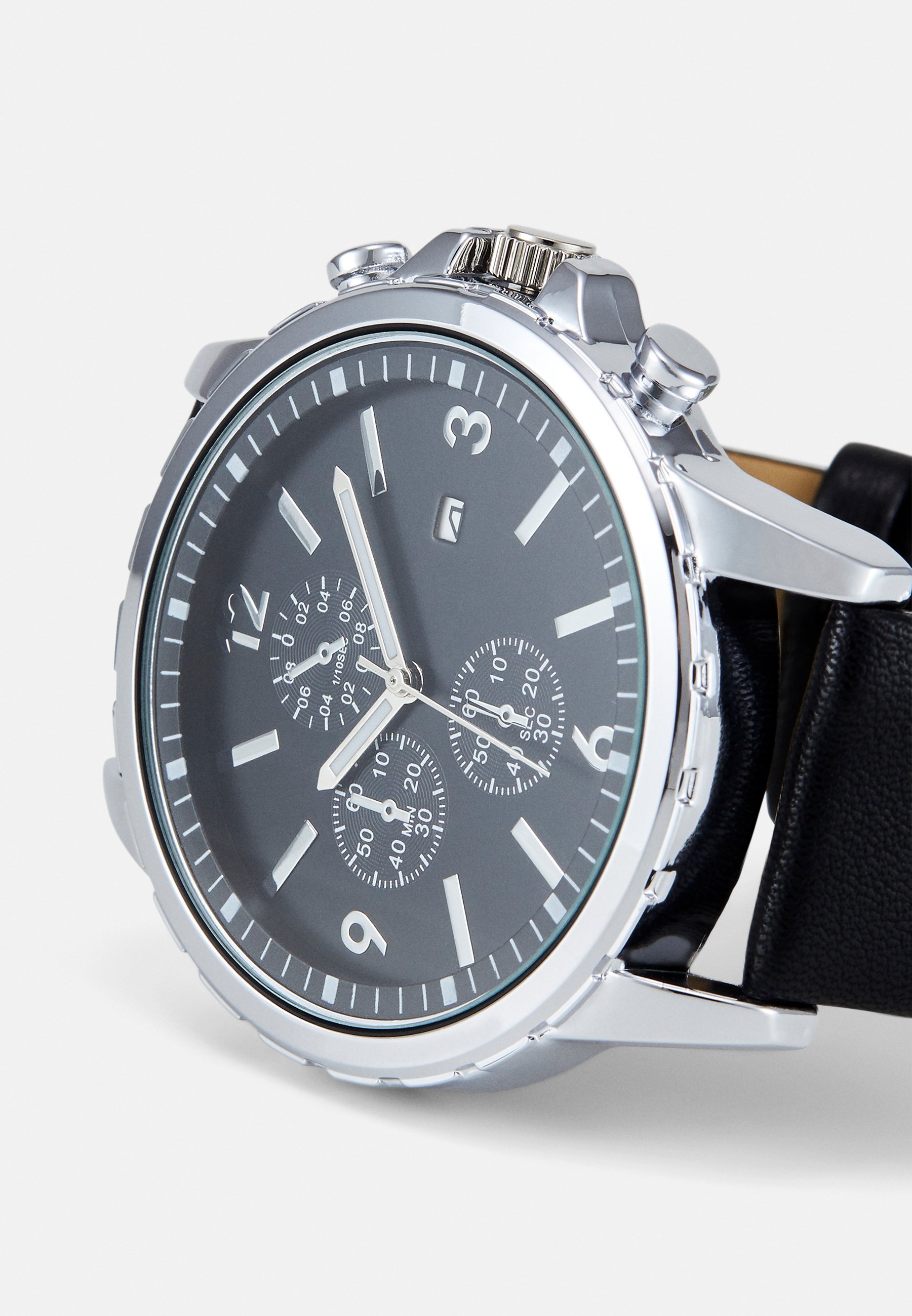 Montre Pier One - couleur noire/argentée