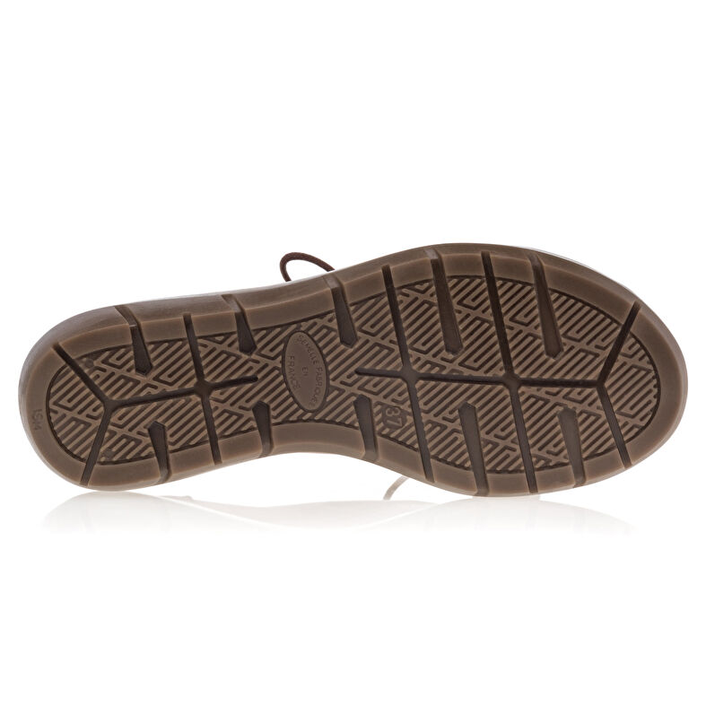 Brązowe buty sznurowane damskie / buty typu derby