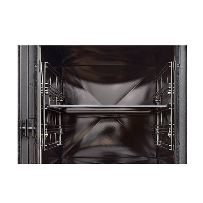 Nordica Extraflame 11kW Antraciet Zwarte Houtkachel - ROSAXXL.16ACIERNOIRANTHRA