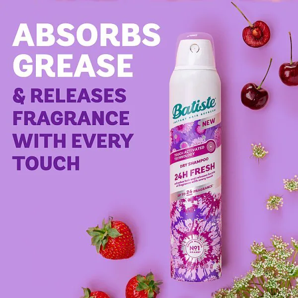 Batiste 24H Fresh Trockenshampoo mit Touch-Aktivierungstechnologie
